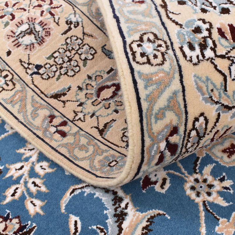 Tappeto Persero - Nain - Reale - 201 x 149 cm - blu chiaro