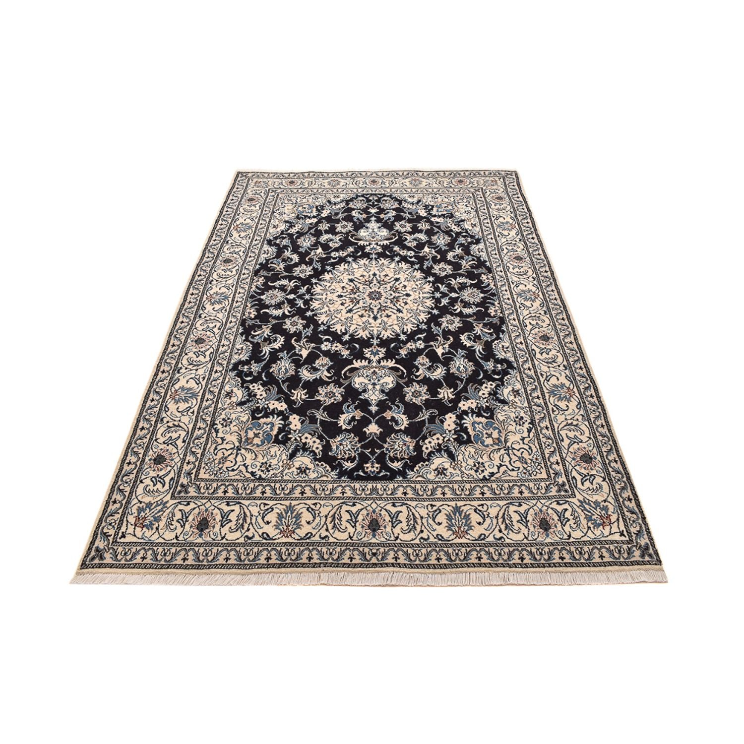 Tappeto Persero - Nain - 252 x 161 cm - blu scuro