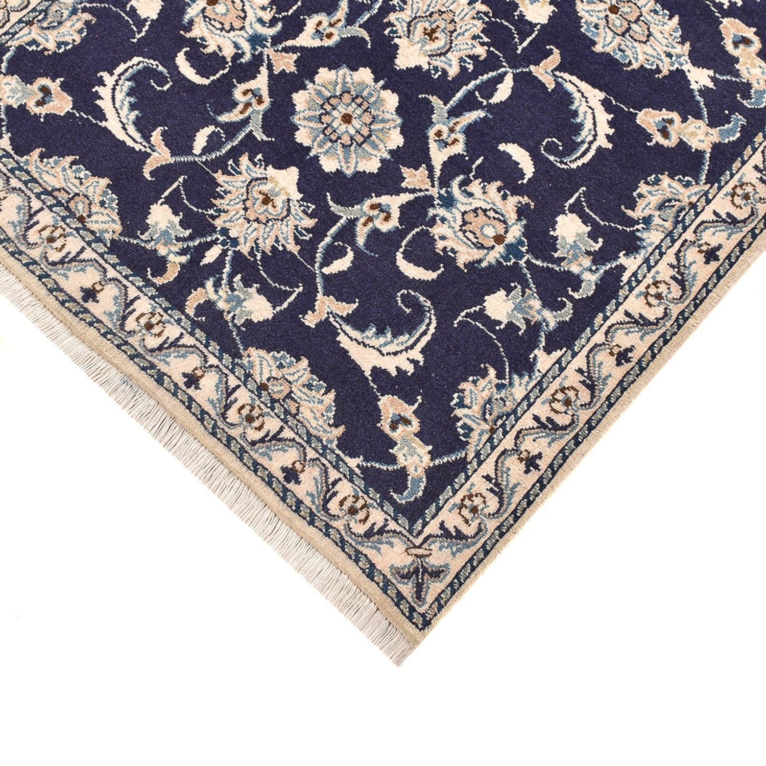 Tappeto corsia Tappeto Persero - Nain - 241 x 79 cm - blu scuro