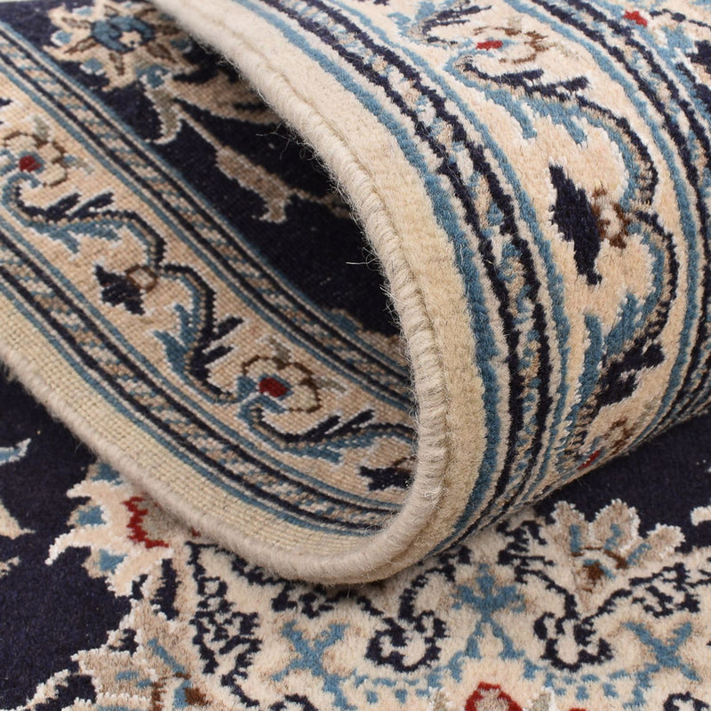 Tappeto corsia Tappeto Persero - Nain - 206 x 77 cm - blu scuro