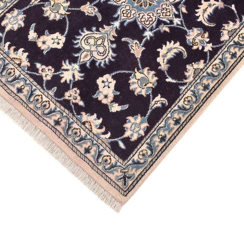 Tappeto corsia Tappeto Persero - Nain - 200 x 78 cm - blu scuro