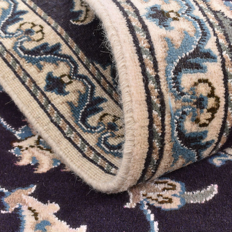 Tappeto corsia Tappeto Persero - Nain - 200 x 78 cm - blu scuro