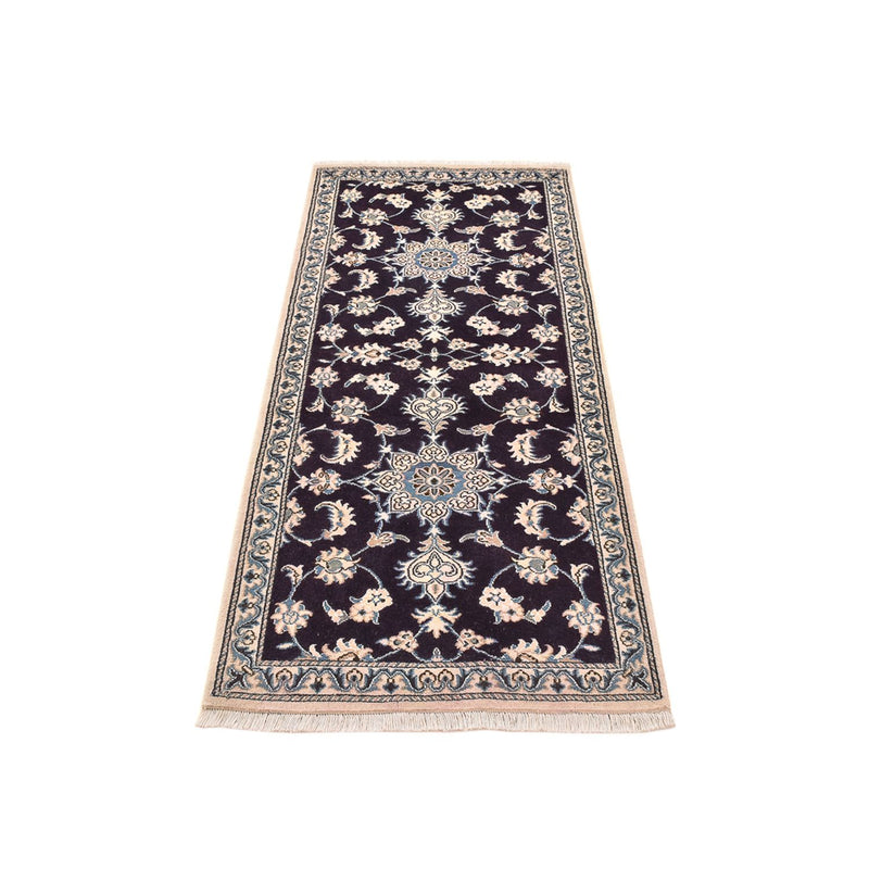 Tappeto corsia Tappeto Persero - Nain - 200 x 78 cm - blu scuro