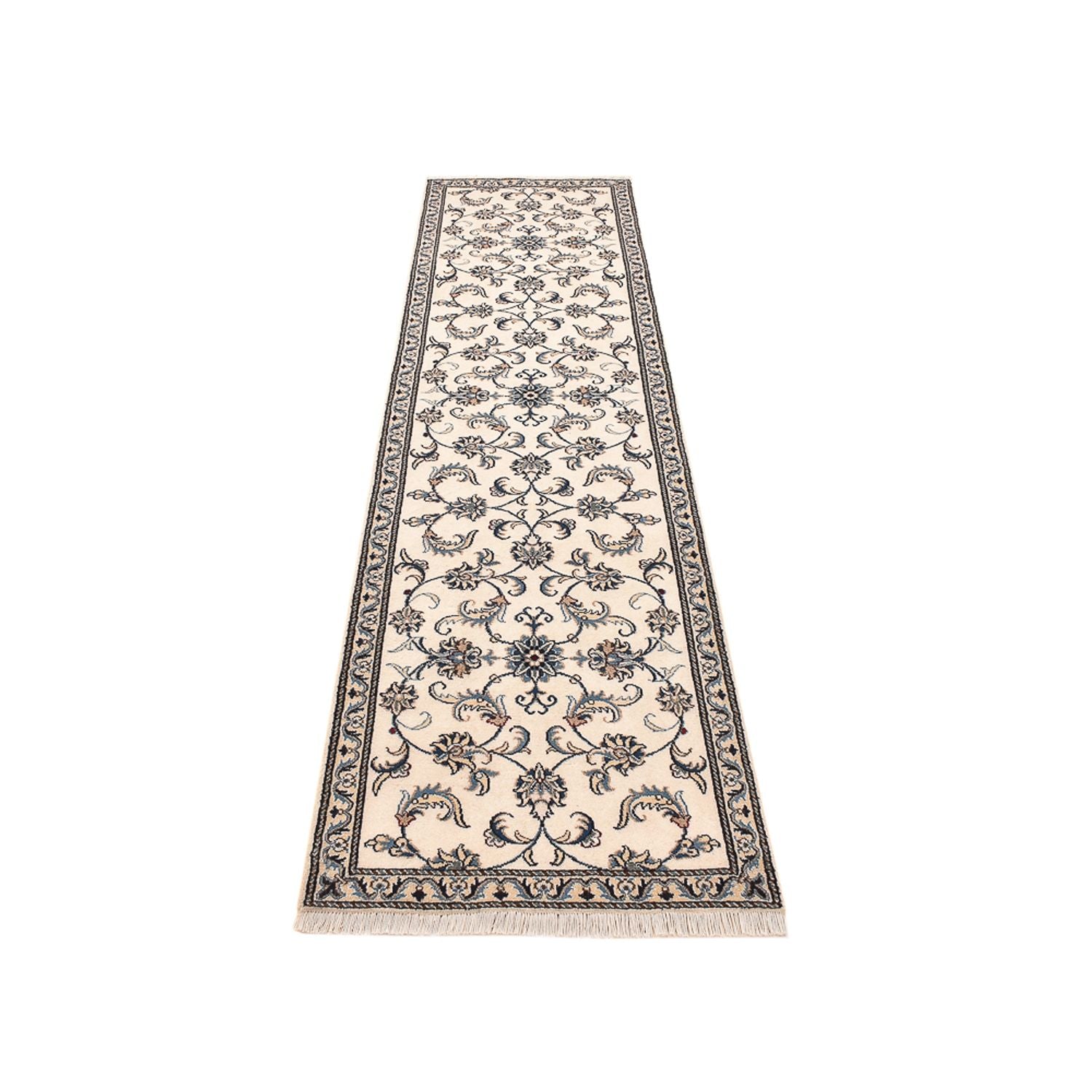 Tappeto corsia Tappeto Persero - Nain - 298 x 78 cm - bianco