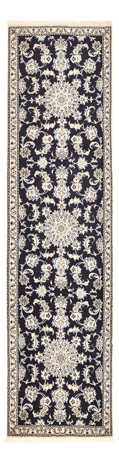 Tappeto corsia Tappeto Persero - Nain - 292 x 78 cm - blu scuro