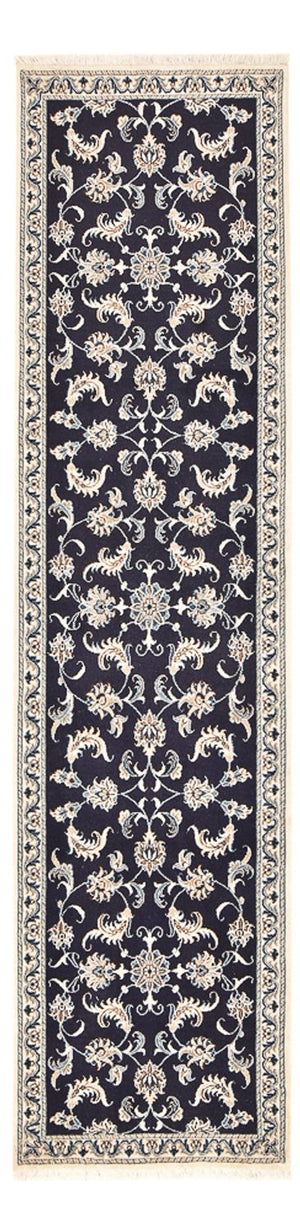 Tappeto corsia Tappeto Persero - Nain - 298 x 78 cm - blu scuro