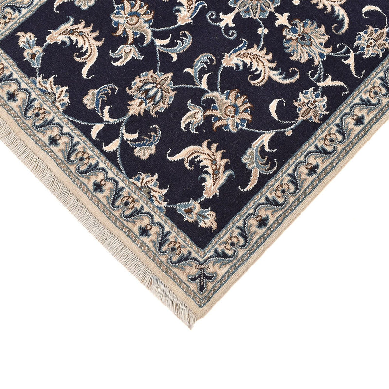 Tappeto corsia Tappeto Persero - Nain - 298 x 78 cm - blu scuro