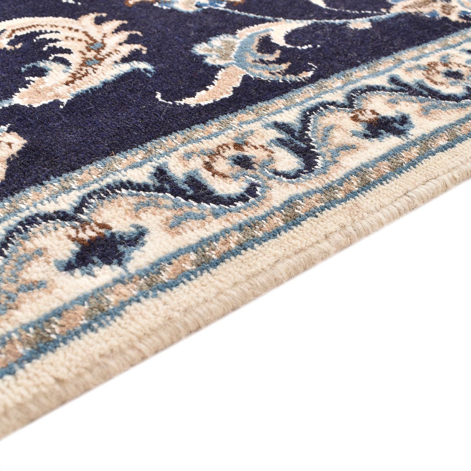 Tappeto corsia Tappeto Persero - Nain - 298 x 78 cm - blu scuro