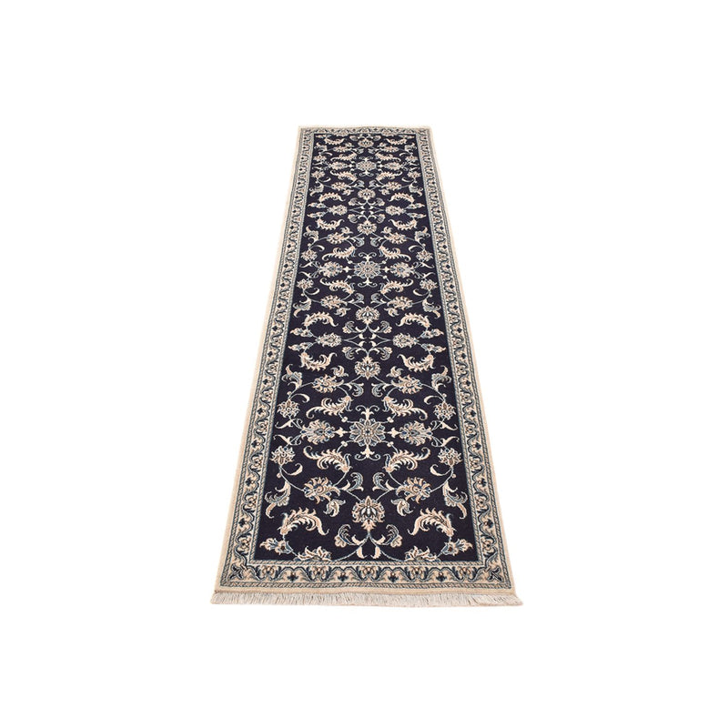 Tappeto corsia Tappeto Persero - Nain - 298 x 78 cm - blu scuro