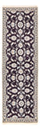 Tappeto corsia Tappeto Persero - Nain - 250 x 80 cm - blu scuro