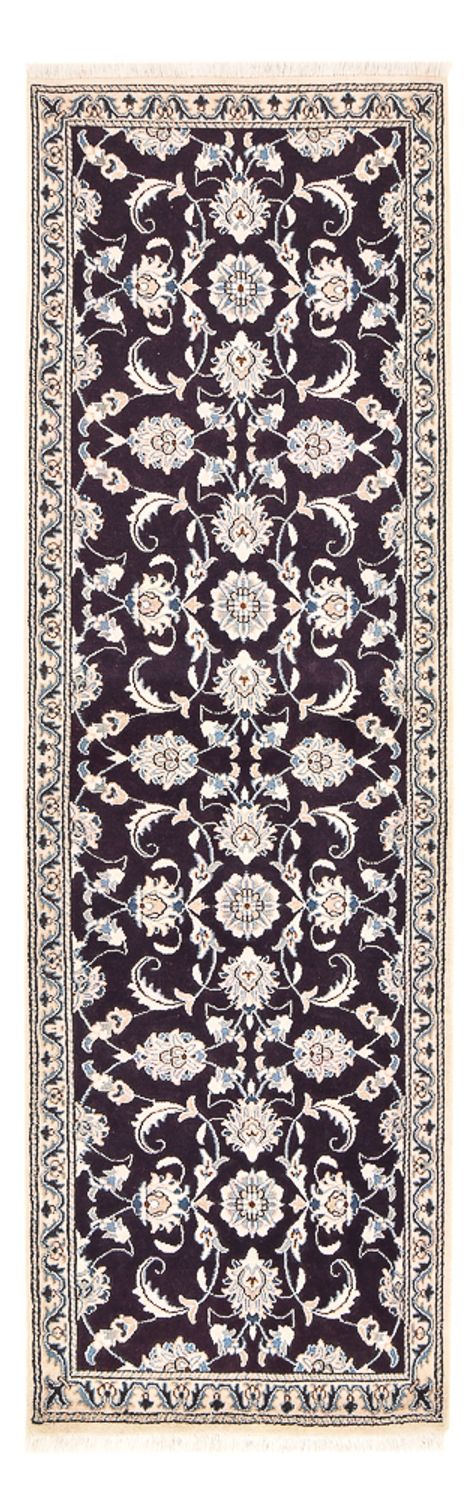 Tappeto corsia Tappeto Persero - Nain - 250 x 80 cm - blu scuro