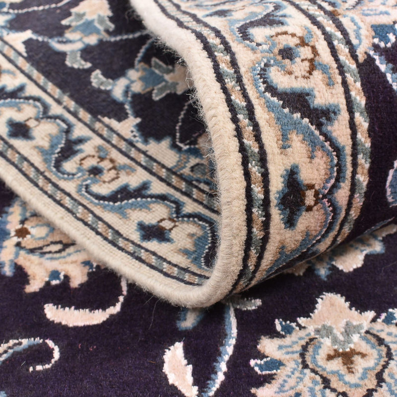 Tappeto corsia Tappeto Persero - Nain - 250 x 80 cm - blu scuro
