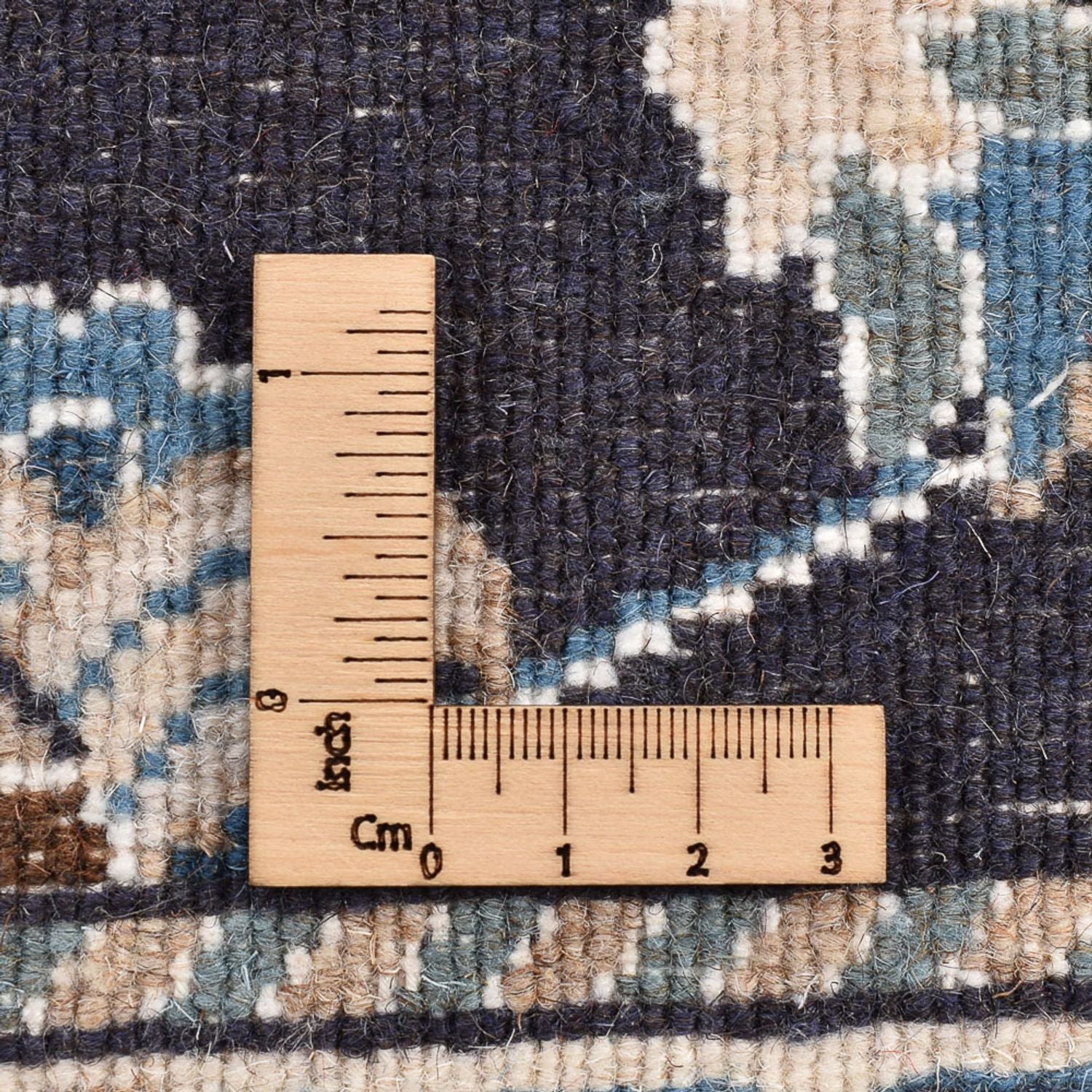 Tappeto corsia Tappeto Persero - Nain - 250 x 80 cm - blu scuro
