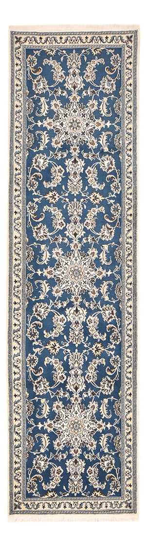 Tappeto corsia Tappeto Persero - Nain - 298 x 80 cm - blu mare