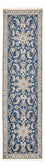 Tappeto corsia Tappeto Persero - Nain - 298 x 80 cm - blu mare