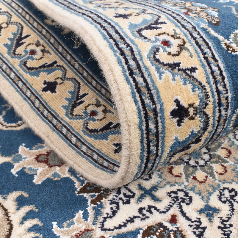 Tappeto corsia Tappeto Persero - Nain - 298 x 80 cm - blu mare