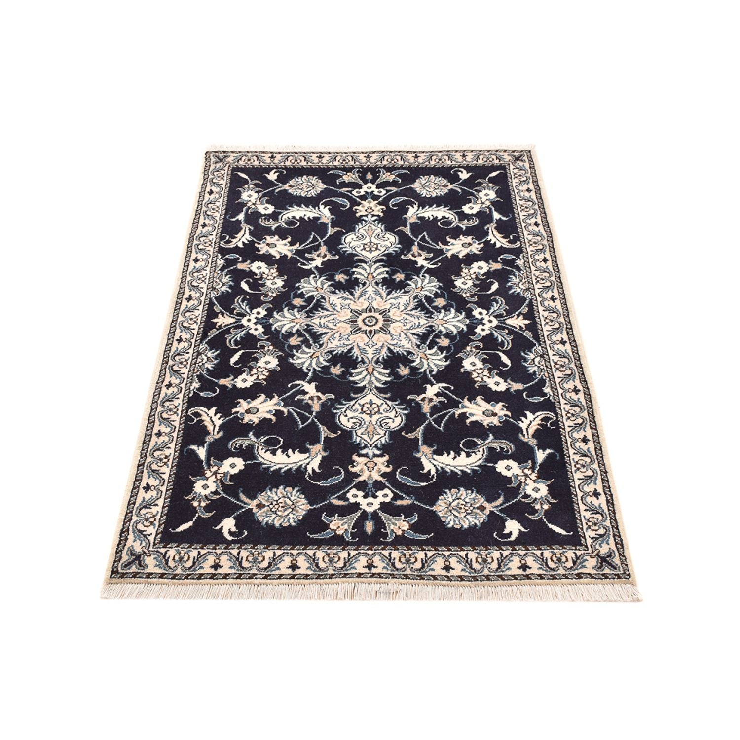 Tappeto Persero - Nain - 137 x 87 cm - blu scuro