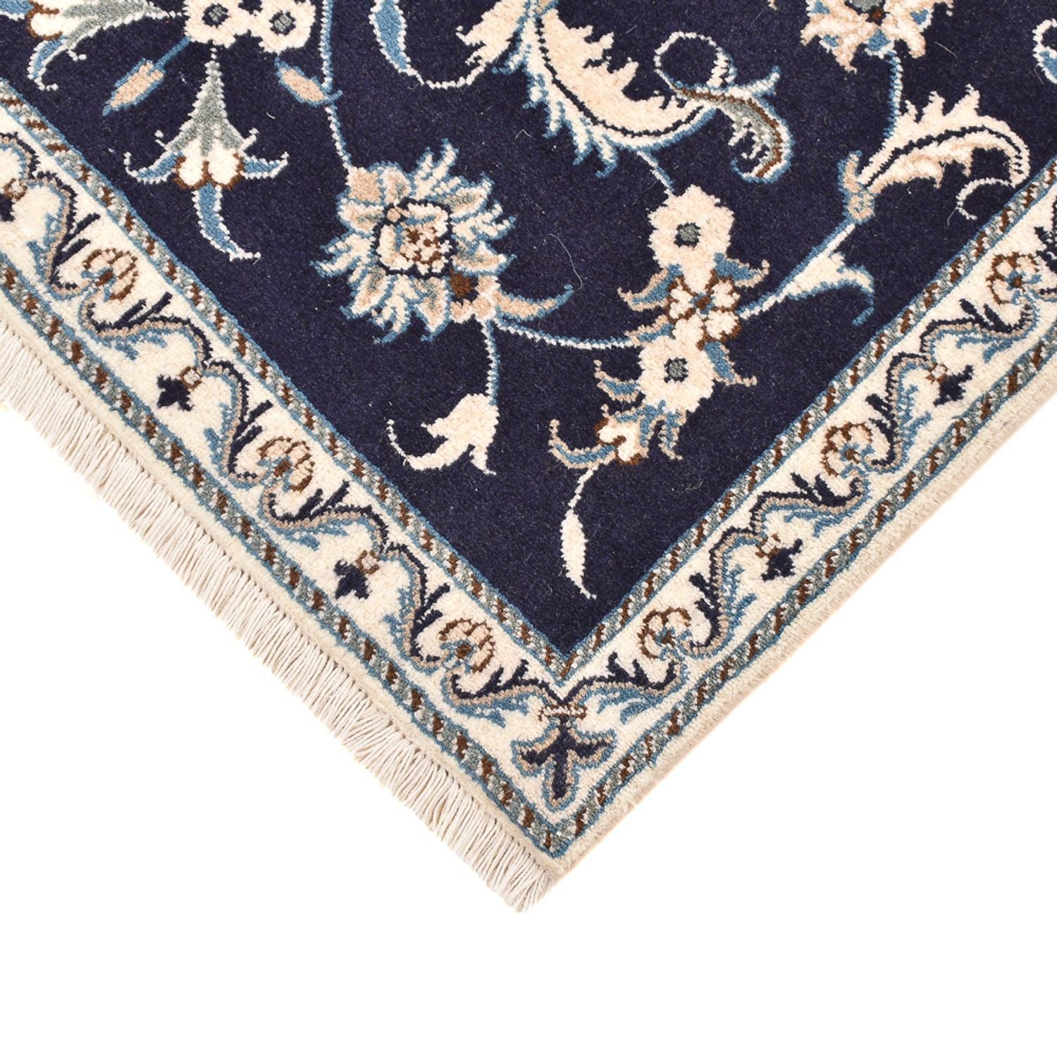 Tappeto Persero - Nain - 150 x 90 cm - blu scuro