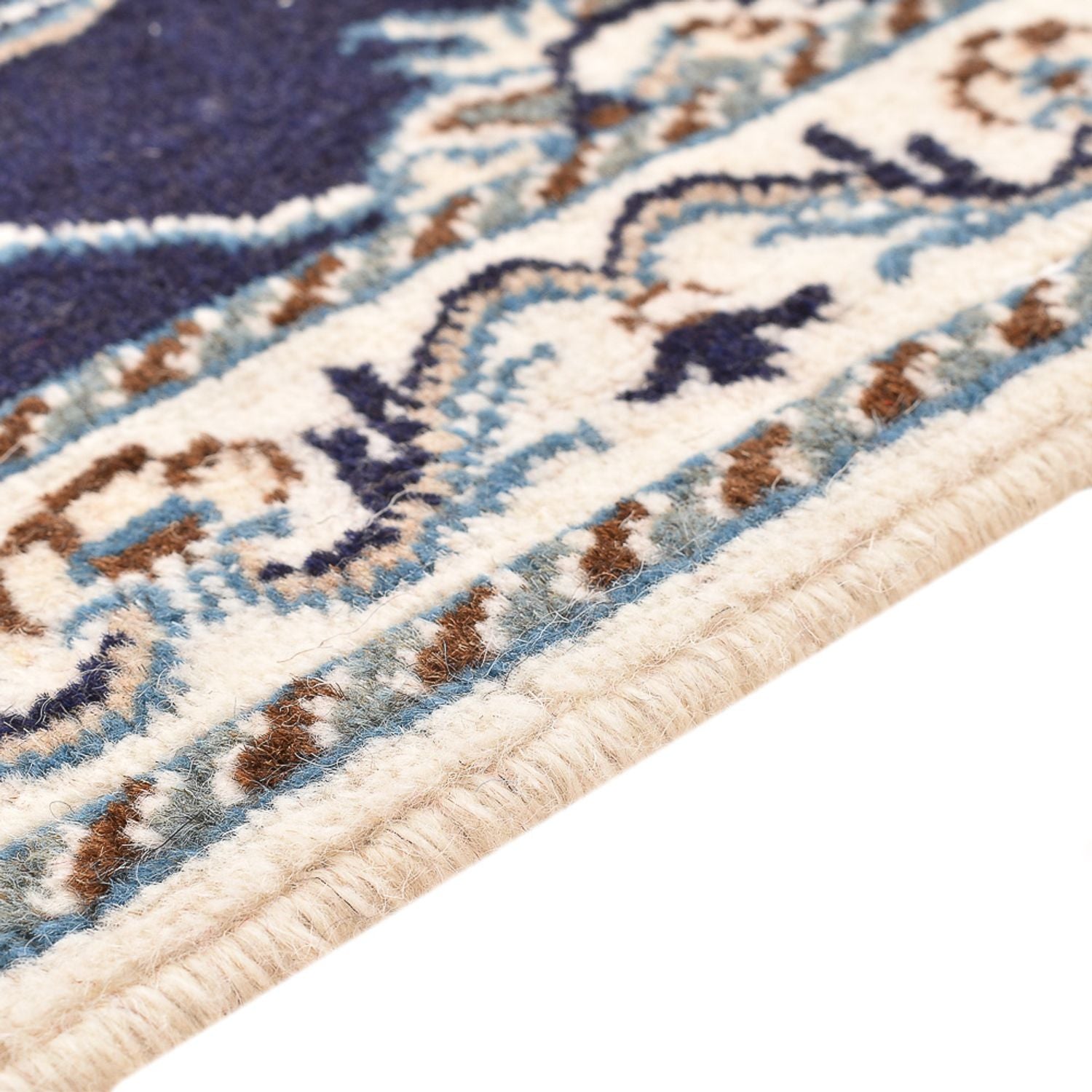 Tappeto Persero - Nain - 150 x 90 cm - blu scuro