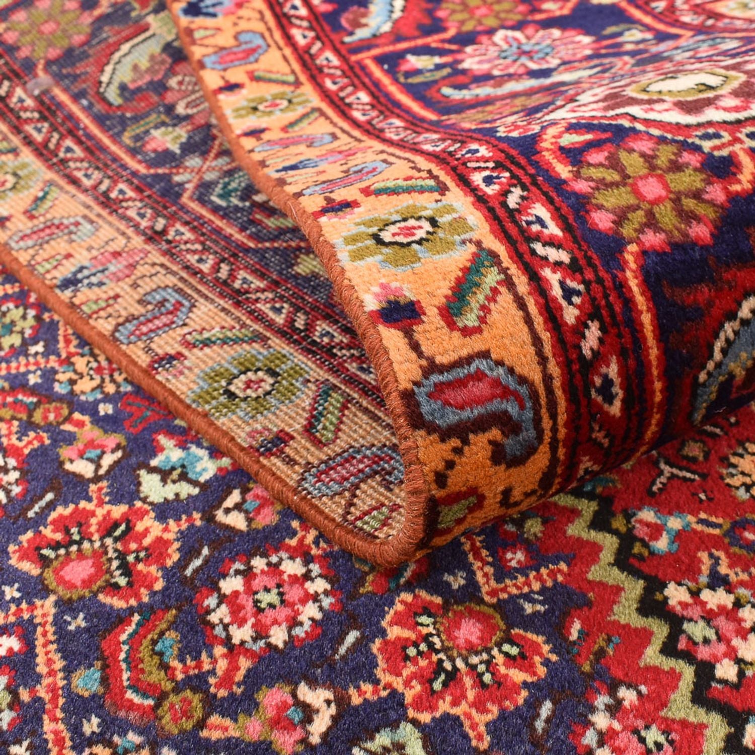 Tappeto Persero - Tabriz - 286 x 197 cm - rosso bordeaux
