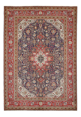 Tappeto Persero - Tabriz - 295 x 200 cm - blu scuro