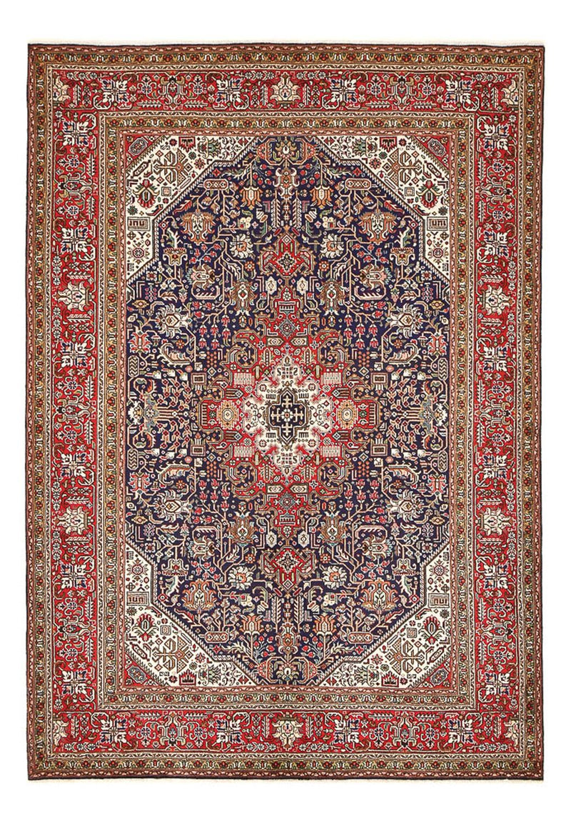 Tappeto Persero - Tabriz - 295 x 200 cm - blu scuro