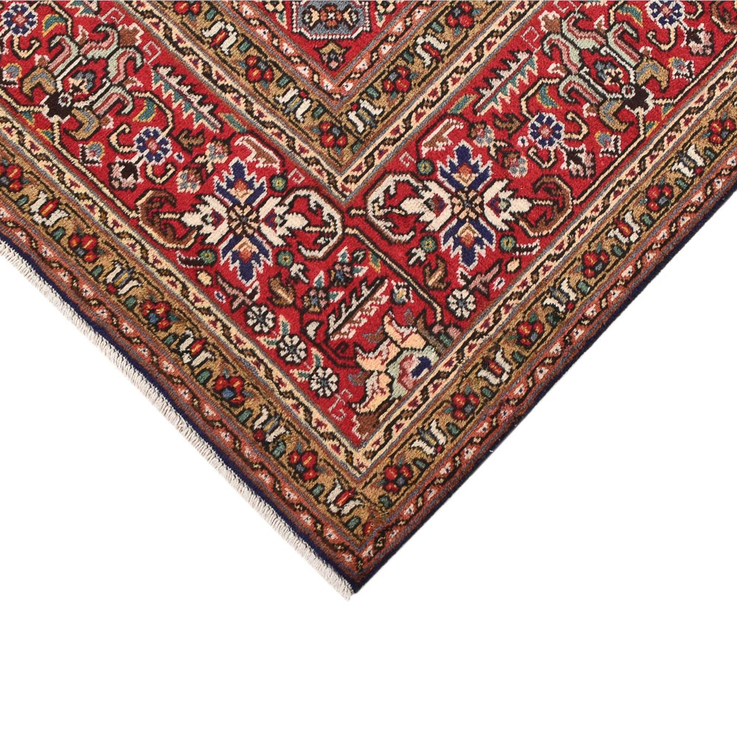 Tappeto Persero - Tabriz - 295 x 200 cm - blu scuro