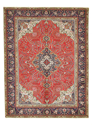 Tappeto Persero - Tabriz - 275 x 190 cm - rosso