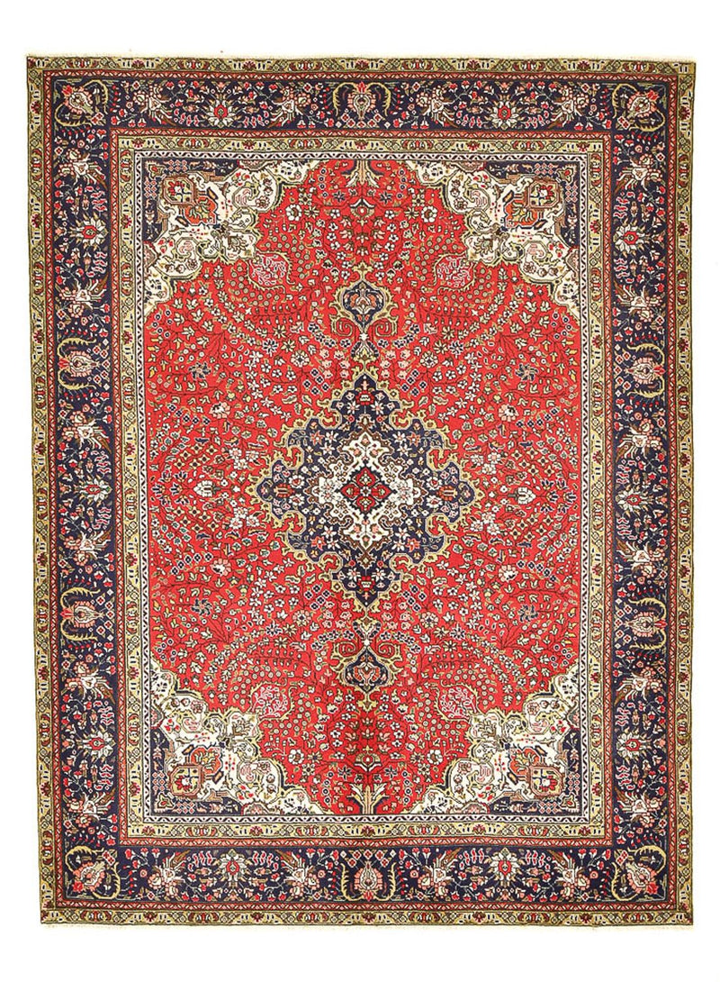 Tappeto Persero - Tabriz - 275 x 190 cm - rosso