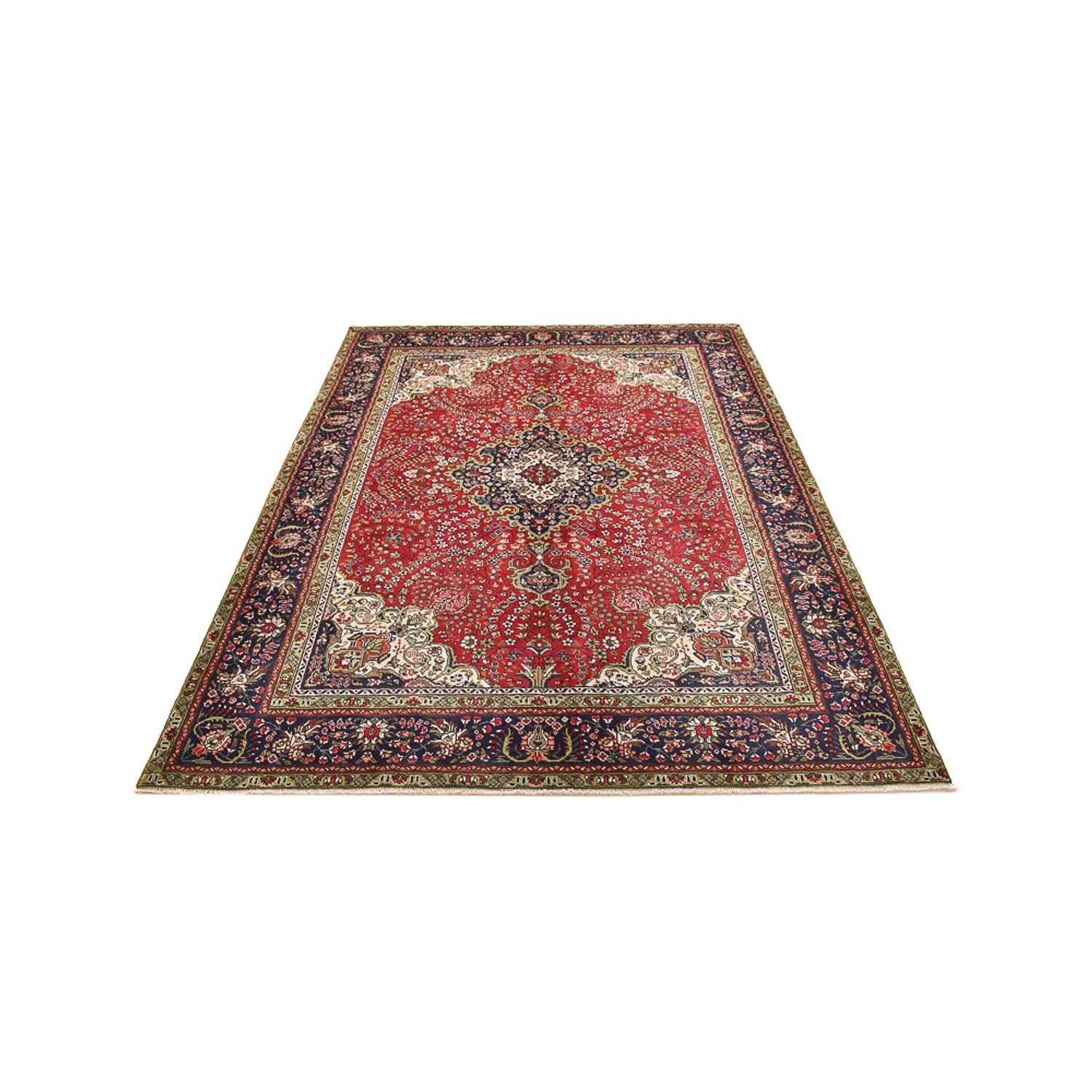 Tappeto Persero - Tabriz - 275 x 190 cm - rosso