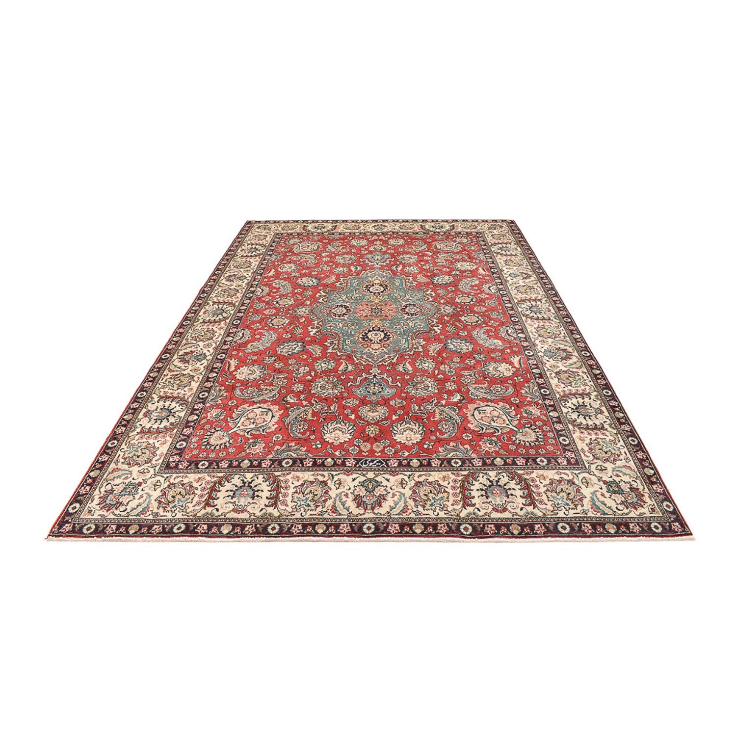 Tappeto Persero - Tabriz - 347 x 246 cm - rosso chiaro