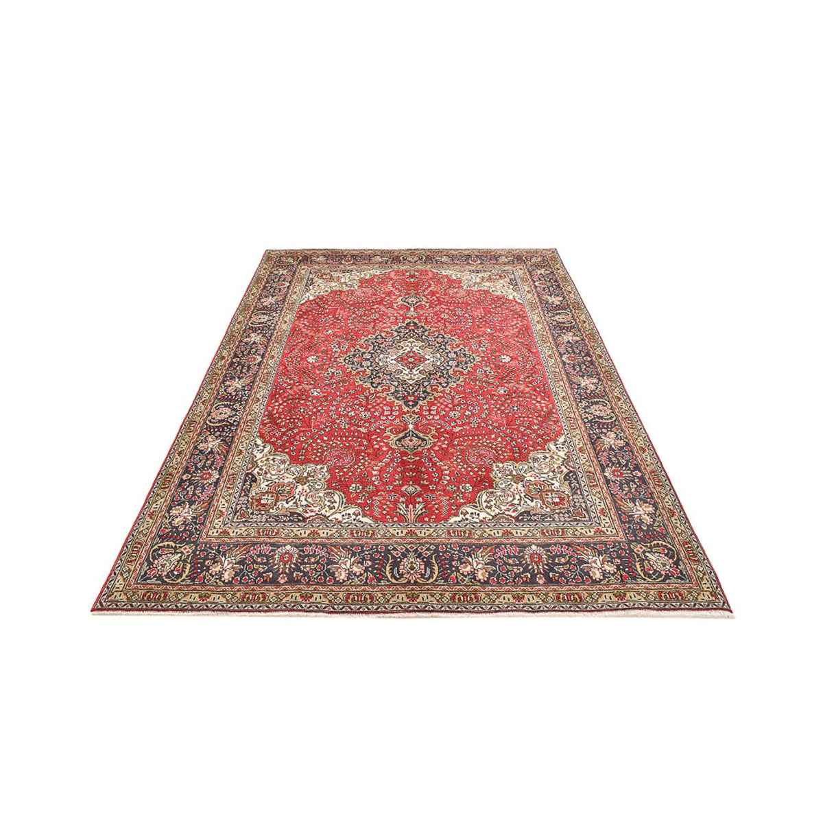 Tappeto Persero - Tabriz - 297 x 195 cm - rosso