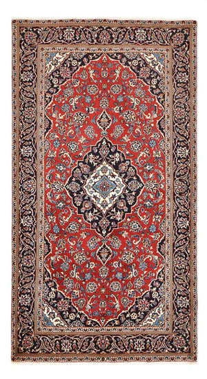 Tappeto Persero - Keshan - 266 x 147 cm - rosso