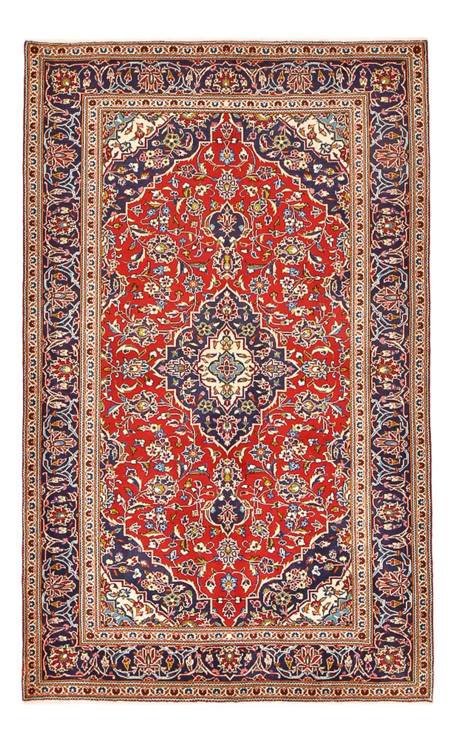 Tappeto Persero - Keshan - 243 x 148 cm - rosso