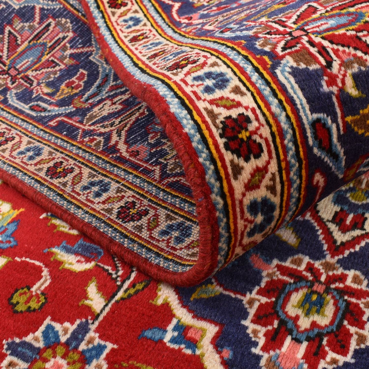 Tappeto Persero - Keshan - 243 x 148 cm - rosso
