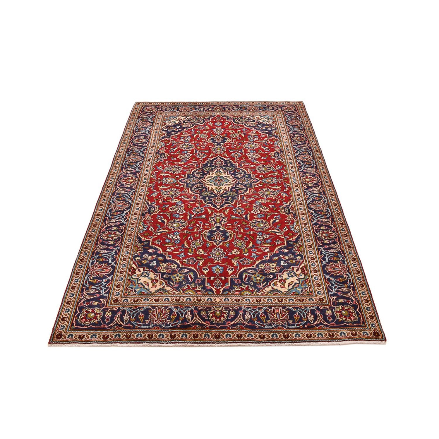 Tappeto Persero - Keshan - 243 x 148 cm - rosso