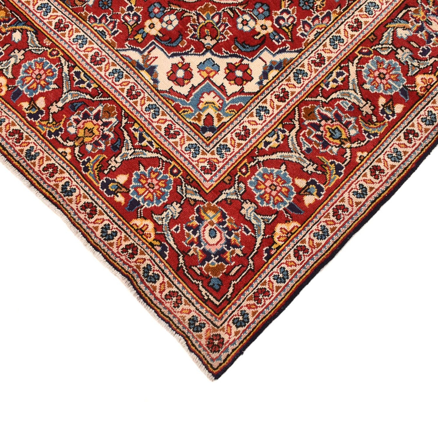 Tappeto Persero - Keshan - 255 x 146 cm - blu scuro