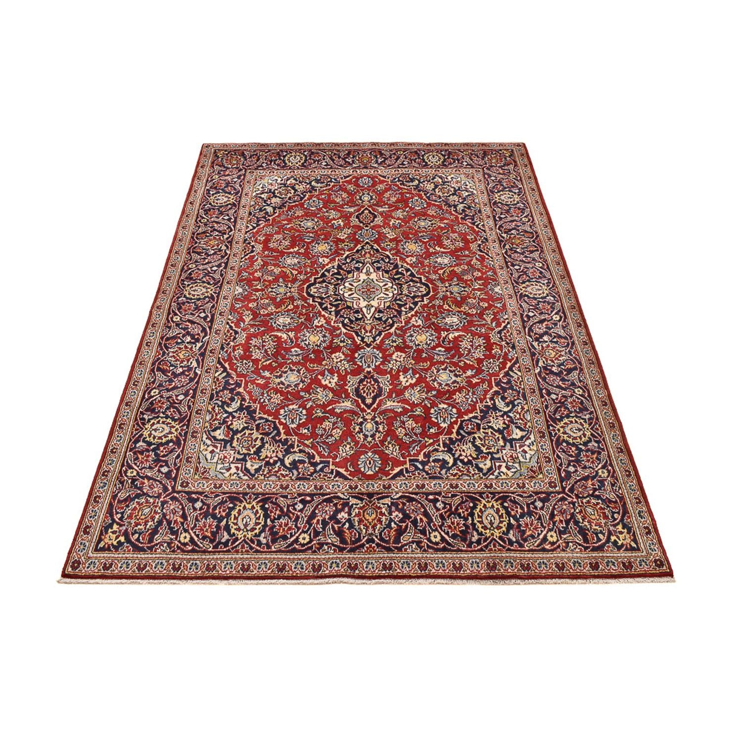 Tappeto Persero - Keshan - 216 x 138 cm - rosso