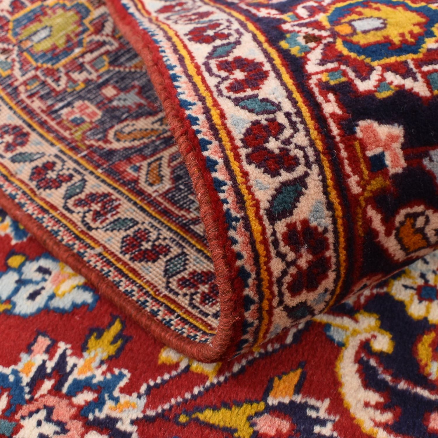 Tappeto Persero - Keshan - 205 x 124 cm - rosso