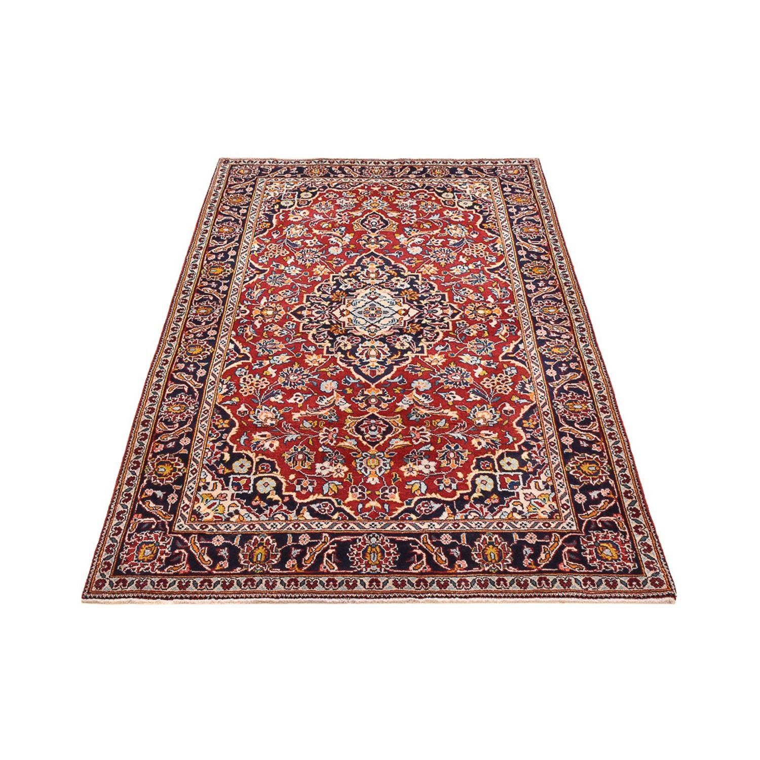 Tappeto Persero - Keshan - 205 x 124 cm - rosso