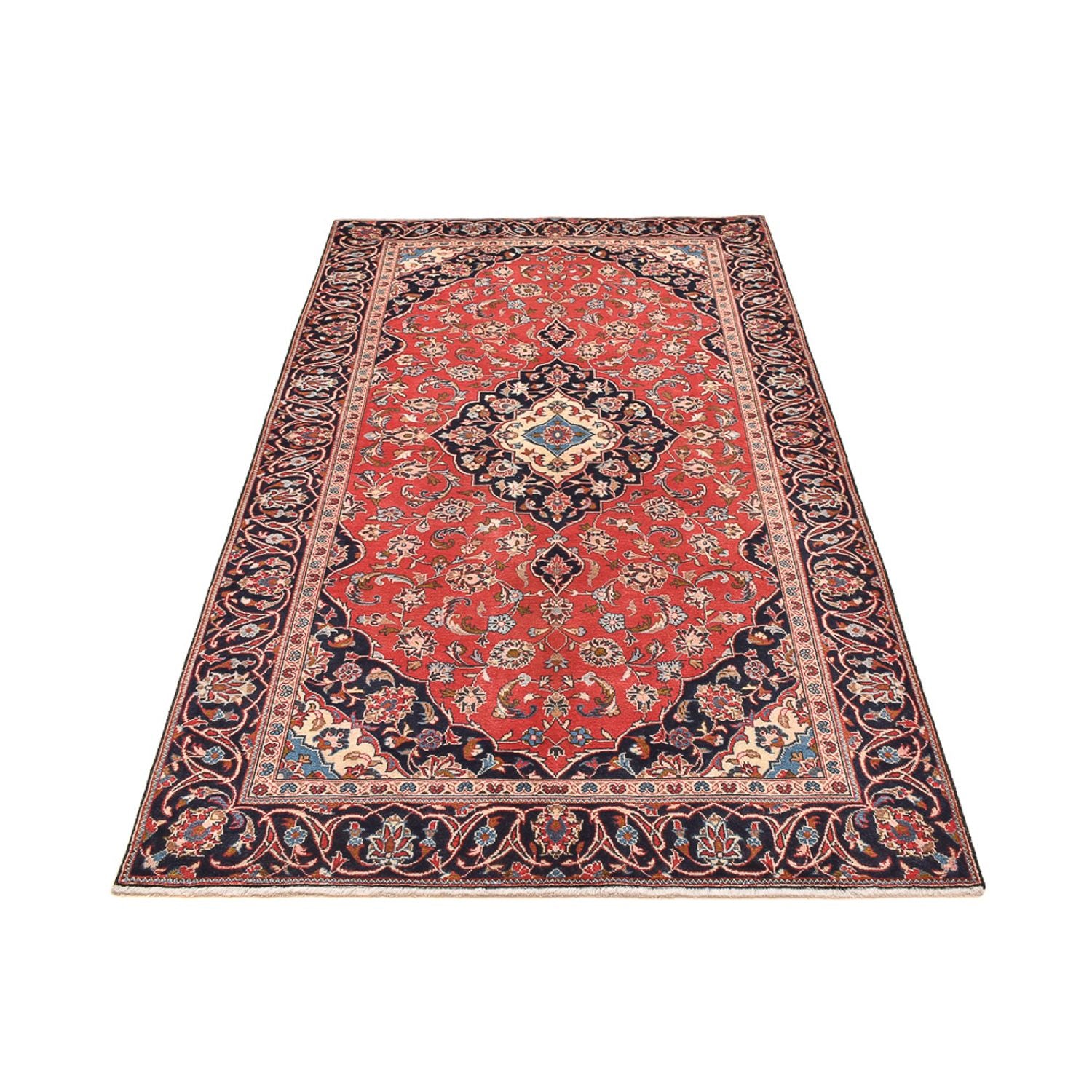 Tappeto Persero - Keshan - 253 x 134 cm - rosso chiaro