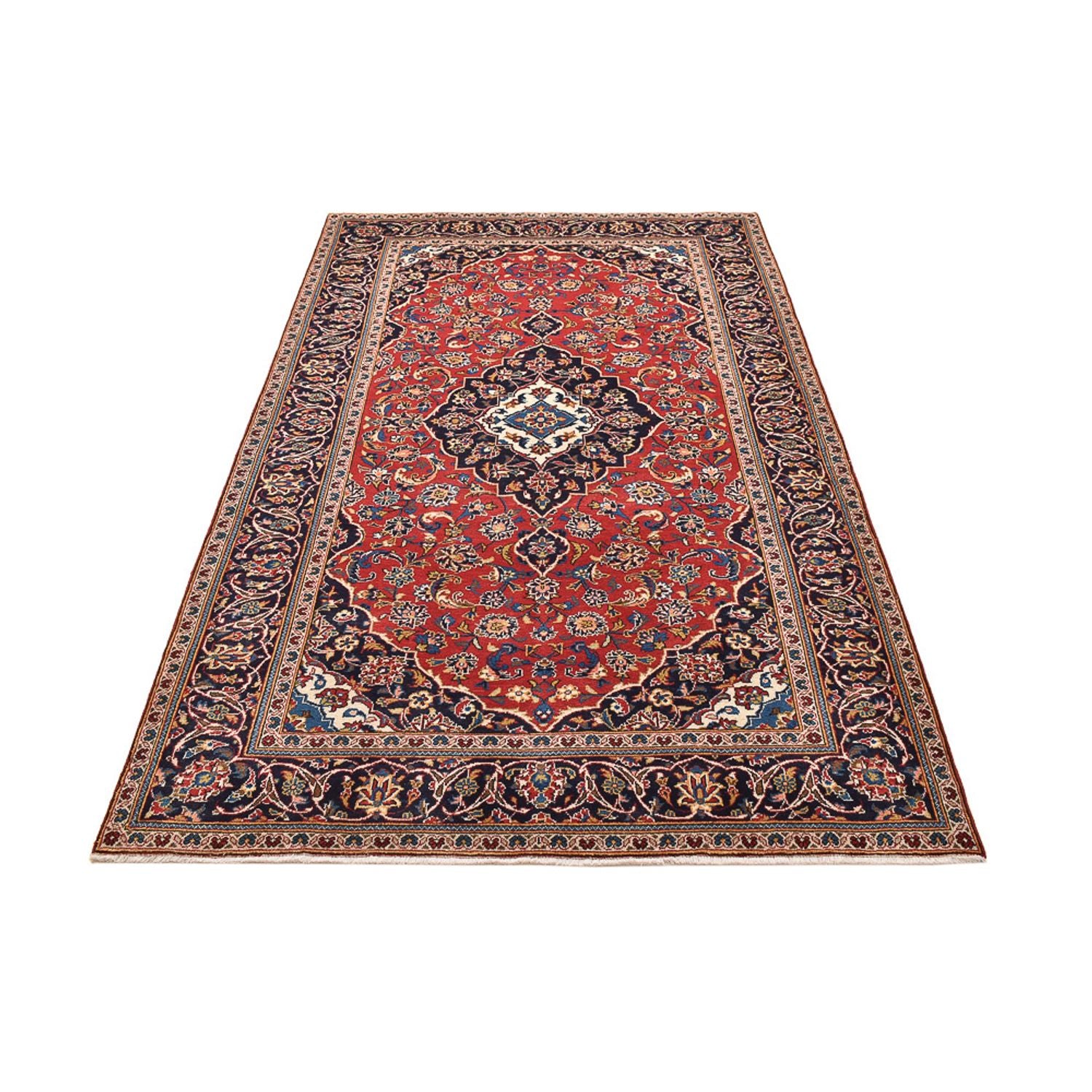 Tappeto Persero - Keshan - 260 x 146 cm - rosso