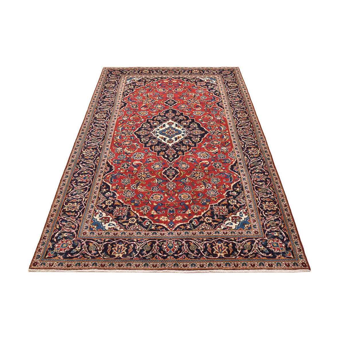 Tappeto Persero - Keshan - 260 x 146 cm - rosso