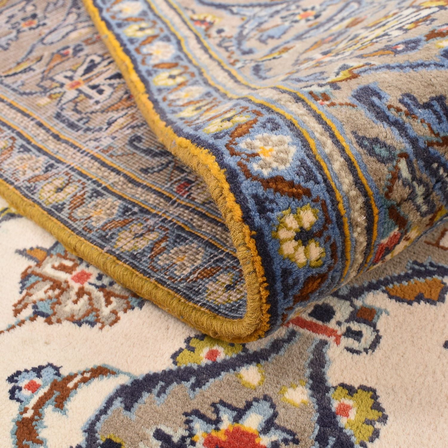 Tappeto Persero - Keshan - 230 x 145 cm - beige chiaro