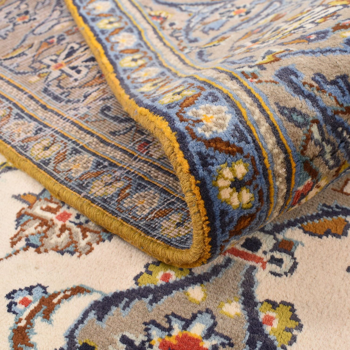 Tappeto Persero - Keshan - 230 x 145 cm - beige chiaro