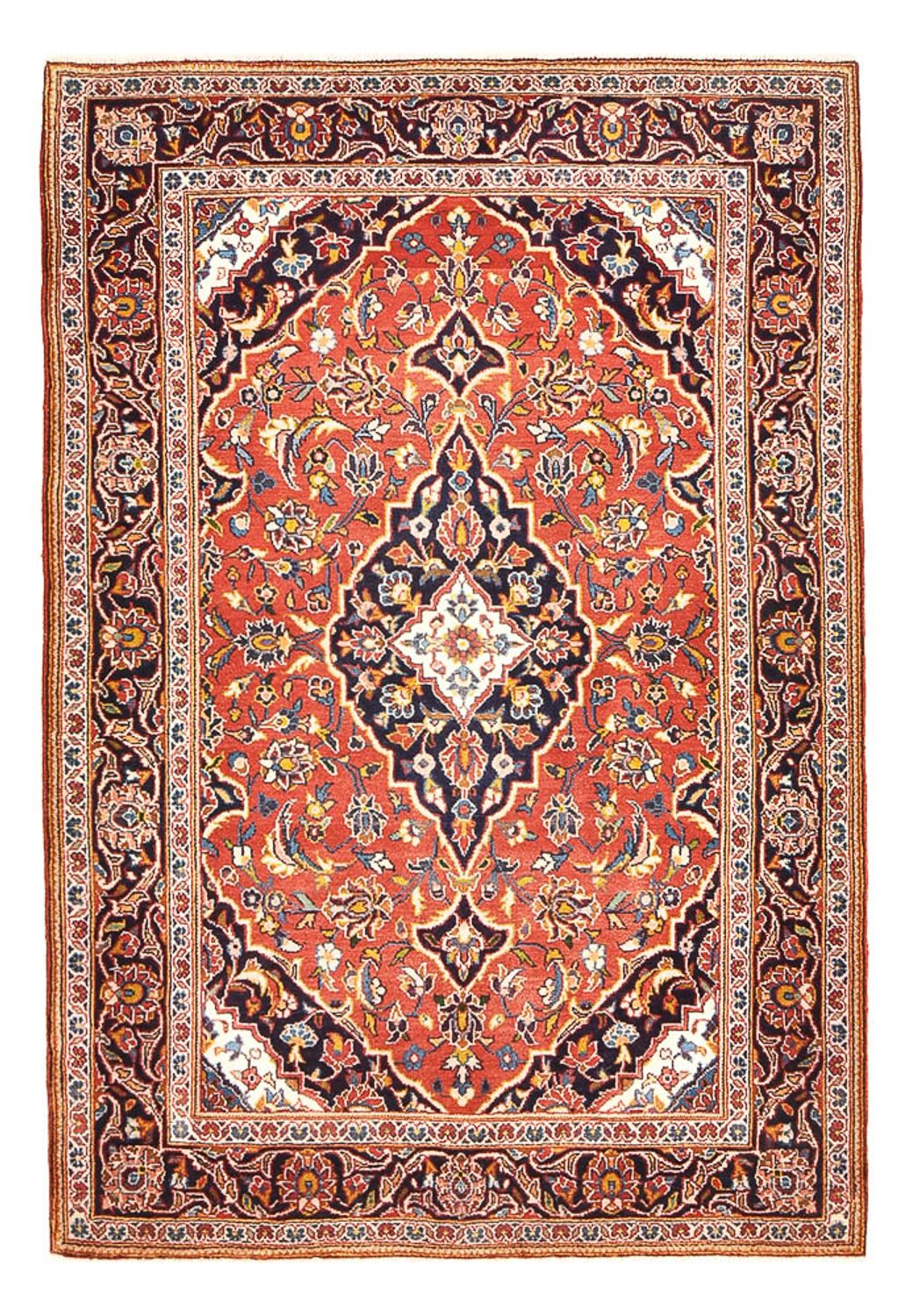 Tappeto Persero - Keshan - 167 x 114 cm - rosso chiaro