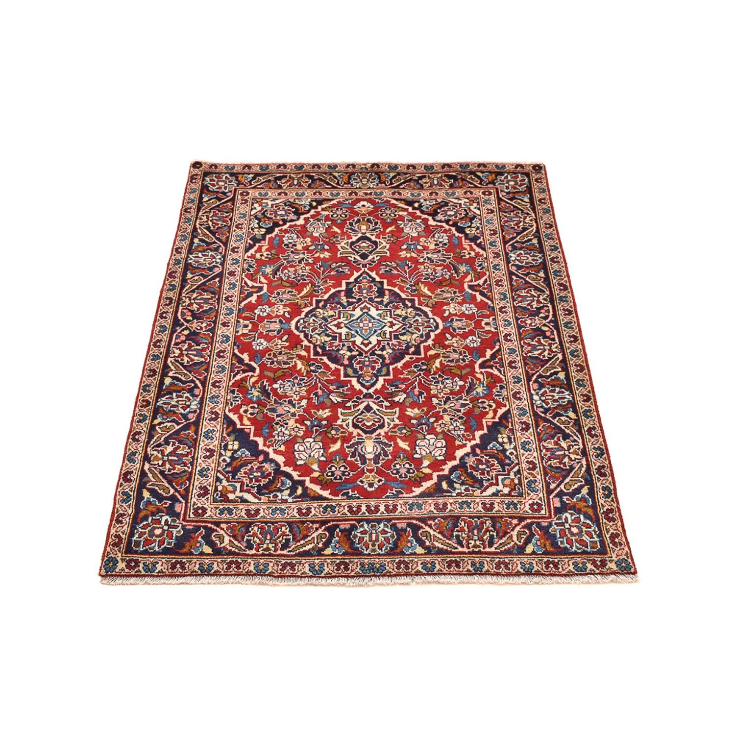 Tappeto Persero - Keshan - 140 x 97 cm - rosso