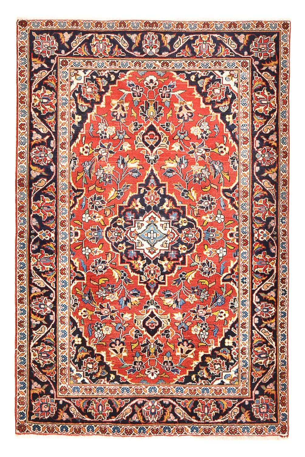 Tappeto Persero - Keshan - 147 x 97 cm - rosso