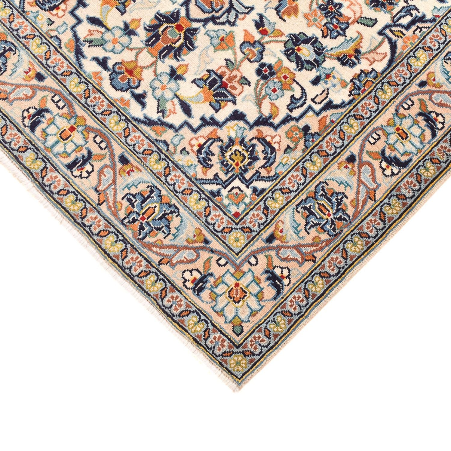 Tappeto Persero - Keshan - 147 x 95 cm - beige chiaro