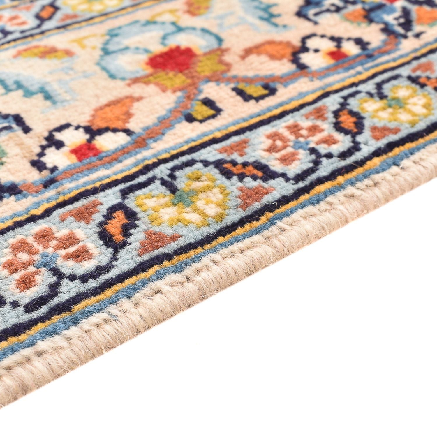 Tappeto Persero - Keshan - 147 x 95 cm - beige chiaro